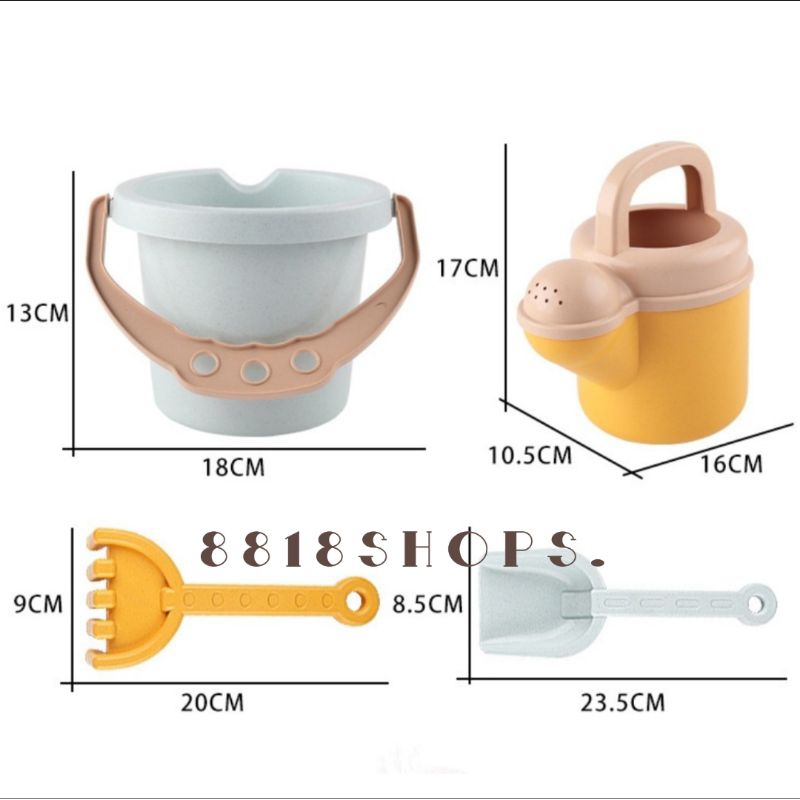灑花水桶4件組